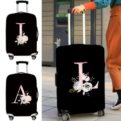 26 Pink Letters Suitcase Cover Protector Dust-proof Scratch