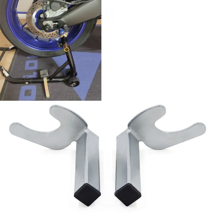 Stand Single Sided Swing Arm Motorcycle Bike Stands Wheel Support Frame