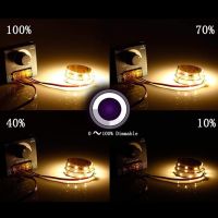 ✇✤❃ LED Light Strip Dimmer DC 12V-24V 30A for Single Color Light Ribbon Aluminum Housing Knob Adjust Brightness on/Off Switch