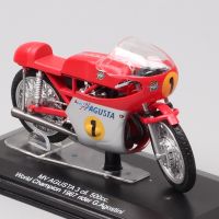 1 24 Scale วินเทจ Italeri MV Agusta 500cc World Champion 1967 Rider #1G Agostini Diecast รถจักรยานยนต์รุ่นของเล่นจักรยานกล่องอะคริลิค