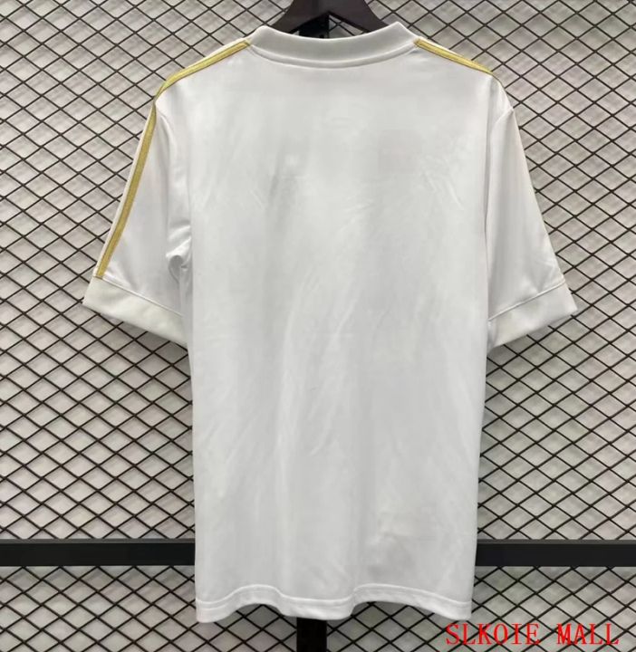 เสื้อกีฬาสีขาวรุ่นที่ระลึกอิตาเลี่ยน23-24ไทยคุณภาพดีเสื้อแข่งฟุตบอลสำหรับผู้ชาย