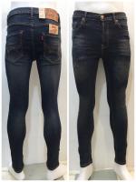 DEENOW Skinny Jeans No.72/4D ขาเดฟยีนส์สีมิดไนท์สนิมขัดลาย Size 28-36