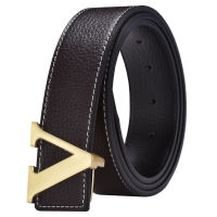 Men Waist Belt Split Leather V Belt Luxury nd Designer Belt for Men High Quality New Mens Belts Fashion Gifts for Men