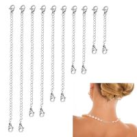 Stainless Steel Necklace Extenders Jewelry Bracelet Chain Extenders for DIY Jewelry Making Findings (2-6inch) AM3076