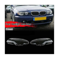 กรอบไฟหน้ารถยนต์สำหรับ BMW E46 3 Series 2DR Coupe 2003-2006โป๊ะแก้วครอบโคมไฟปลอกโคมไฟเคสซ้าย