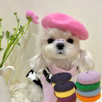 .INS s Dog Hat Accessories s Grooming Dress Up Cap Cute Beret Mini Decorative Cat Heae Puppy Painter Wool Hat