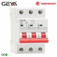 Geya Gym8 3P Din Rail Mcb 6a 10a 20a 25a 32a 40a 50a 63a 220V Mini โค้งพร้อมใบรับรอง Ce Cb Semko