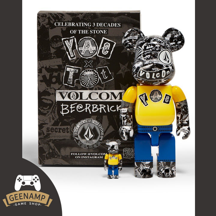 Bearbrick : Volcom size: 400% & 100% [ Bearbrick by Medicom Toy ...