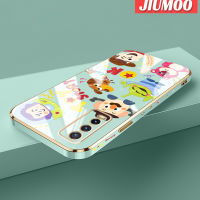 JIUMOO เคสกันกระแทกสำหรับ Vivo Y50 Y30เคส Y30i การ์ตูนทอยสตอรี่ลวดลายใหม่พื้นผิวขอบสี่เหลี่ยมเคสนิ่มซิลิกาเจลกันกระแทกเคสมือถือรวมทุกฝาครอบป้องกันเลนส์กล้องถ่ายรูป