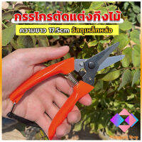 KANGBAN กรรไกรแต่งกิ่งไม้ เหล็กคาร์บอน สำหรับใช้ในสวน ด้ามกระชับมือ garden shears