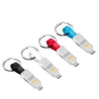 Petite and Easy To Carry Magnetic Three-in-one Keychain Data Cable One for Three Suitable for Type-c Charging Cable