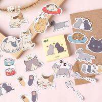 202145pcspack Playful Cats Cute Decorative Stickers Scrapbooking Stick Label Diary Journal Stickers Stationery Album Stickers