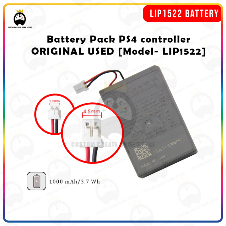 Ps4 Ds4 Controller Wireless Rechargeable Original Bateri Battery