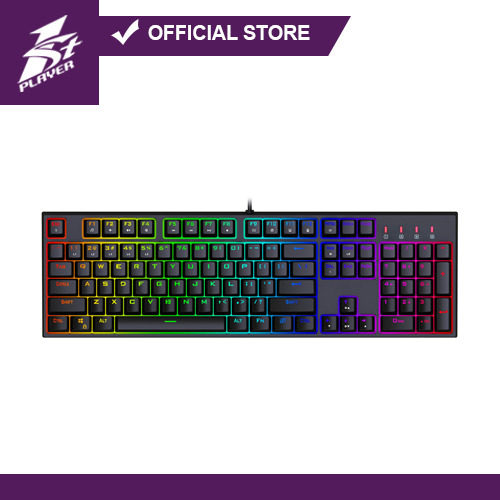 1STPLAYER DK5.0 RGB FULL SIZE MECHANICAL GAMING KEYBOARD (BLUE SWITCH) Lazada PH