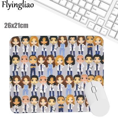 （A LOVABLE）สีเทา39; S Anatomy Doctor NurseOfficePad Kawaii LaptopMat Anti Slip โต๊ะ MatsDesk Pads