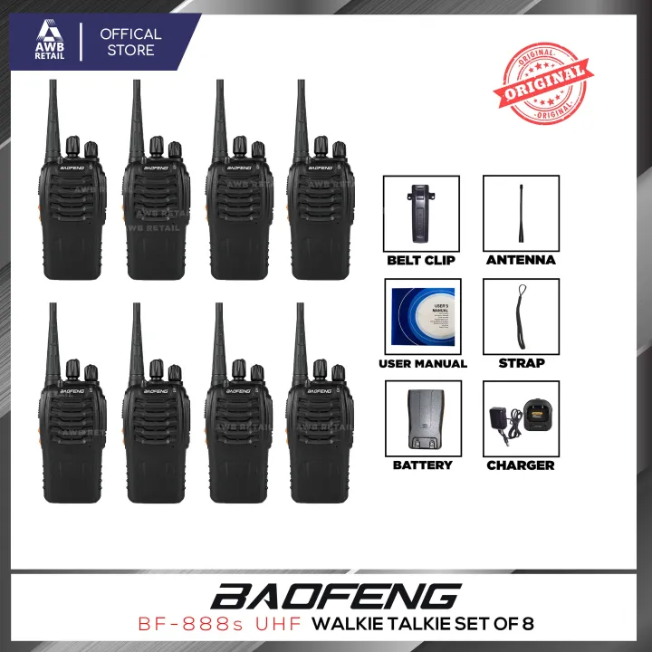 Baofeng/Platinum BF888s Walkie Talkie Portable TwoWay Radio UHF