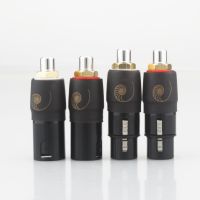 New High Quality Cardas XLR 3 Pin Female/Male to RCA Femal Audio Jack Adapter Plug Connector XLR to RCA Female Socket