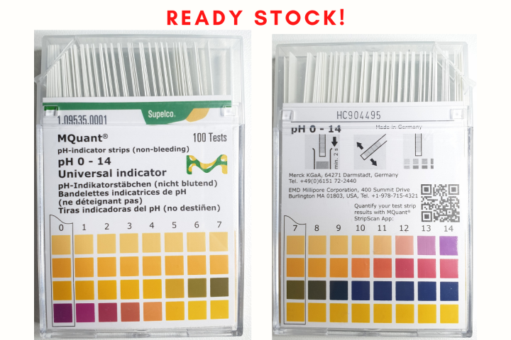 pH Test Paper / pH Test Strip / pH 0 - 14 Universal Indicator (non ...