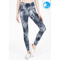 IBY - High Waist Yoga Legging - Stand Out - White Tie Dye ลายมัดย้อมขาว