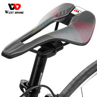 WEST BIKING Professional จักรยานอาน Hollow Ultralight จักรยานที่นั่งเบาะหนังนุ่มสำหรับ Man MTB จักรยานอะไหล่--hang yu trade