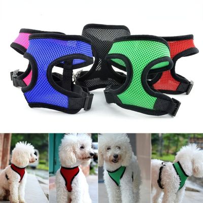 Dog Pet Harness Puppy Cat Vest Harness Collar Mesh Chest Strap For Chihuahua Pug Bulldog Cat arnes perro Pet Supply XS-XL Leashes