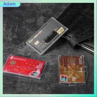 ADAM 1pc ใหม่ พลาสติกแข็ง ฝาครอบป้องกัน อเนกประสงค์ โรงเรียนสำนักงาน ป้าย ผู้ถือบัตรงาน กระเป๋าบัตรประชาชน ซองใส่การ์ด นามบัตร