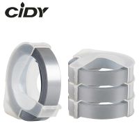 【In-demand】 Global Deals CIDY พลาสติก9มม. สีเงิน4ชิ้นสำหรับ DYMO ออแกไนเซอร์3D Xpress สำหรับผู้ผลิตป้ายลายนูน DYMO 1610/12965/1880 Motex E101