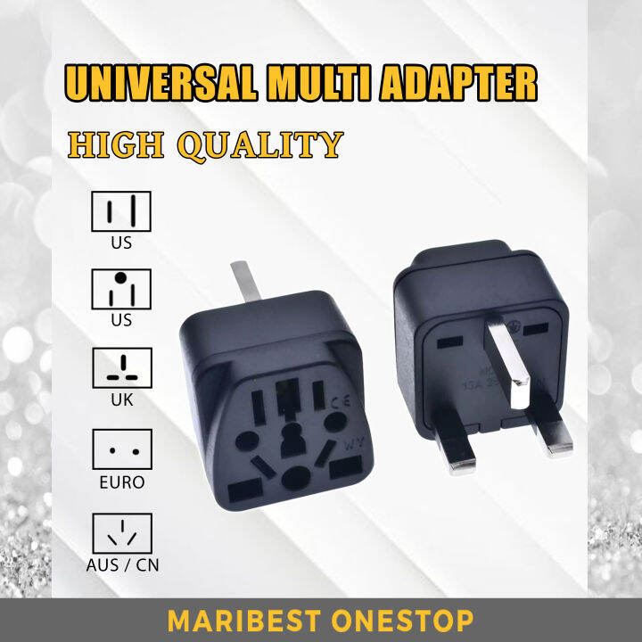 Universal EU US AU UK Malaysia AC Power Socket Plug Travel Charger
