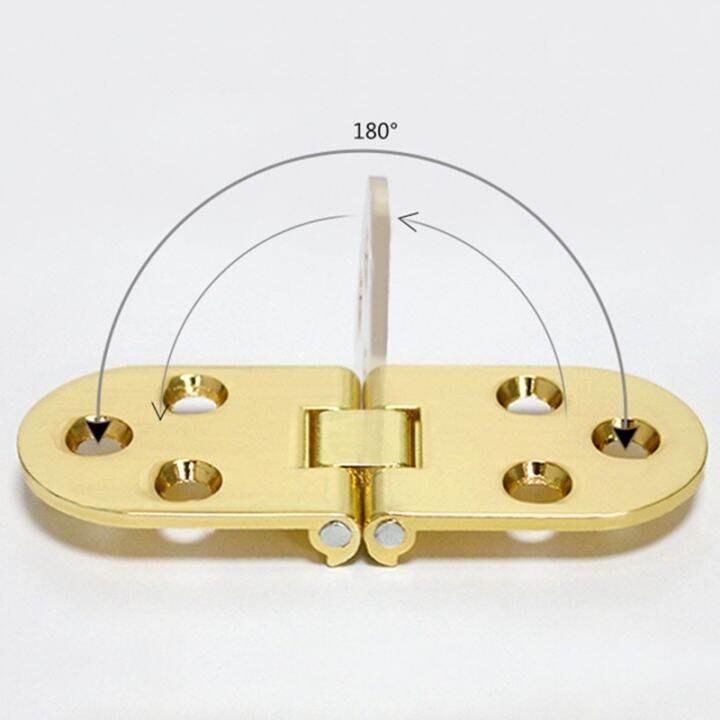 2 Pieces Of Folding Door Hinge 180 Degree Flip Hinge Semi