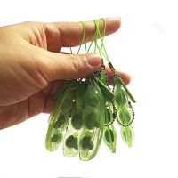 【hot】 Color Fidget Antistress Squeeze Edamame Stress Pop it Beans Emotion Figet Keychain