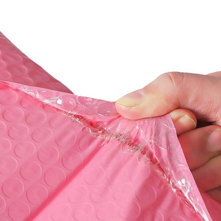 50pcs-foam-envelope-bags-self-seal-mailers-padded-envelopes-with-bubble-mailing-bag-packages-bag-pink