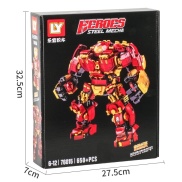 Đồ chơi lắp ráp Lego Hulkbuster Siêu anh hùng người máy Ironman 650 chi