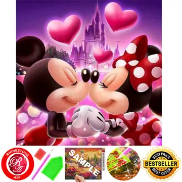 5D Diamond Painting Red Heart Minnie Mouse Kit