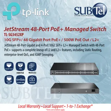 TL-SG3452XP Switch Gigabit L2 JetStream 48P Poe + 4SFP 10G Tp-Link