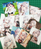 Mini postcard anime มินิโปสการ์ดอนิมะเรื่องคุณอาเรียที่นั่งอยู่ข้างๆ บางทีก็ชอบพูดภาษารัสเซียออกมา ขนาด 7x7 cm