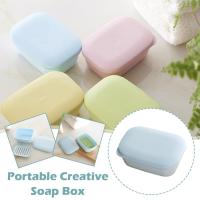 Soap Container Box Strong Sealing Travel Soap Holder Clean Soap Bar Soap Case To Easy Container Soap Durable For Bathroom Dish X4G5