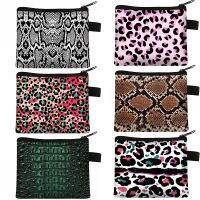 ▲✔● Coin Purse Fashion Leopard Prints Wallets Vintage Coin Bag For Girls Mini Storage Bags ID Credit Card Lipstick Bag Gift