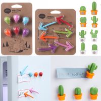 【YF】﹍✠✢  1SET Colorful Bonsai Refrigerator Sticker Whiteboard Message Magnetic Fridge Tools