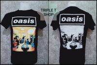 เสื้อยืดคอกลม สกรีนลาย OASIS