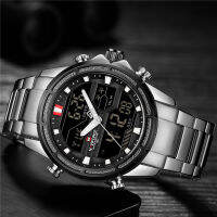 NAVIFORCE Men Watches Top Brand Luxury Military Waterproof LED Digital Sport Mens Clock Male Wristwatch relogio masculino 9138