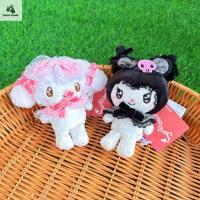 FAKA Kuromi Lolita Kuromi Lolitas Plushie จี้ของเล่นของฉันตุ๊กตาเมโลดี้พวงกุญแจผ้ากำมะหยี่ตุ๊กตาเมโลดี้ของฉันพวงกุญแจผ้ากำมะหยี่ของขวัญสาวหวาน