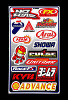 Honda Racing Arai Yoshimura สติ๊กเกอร์แต่งรถมอเตอร์ไซค์ บิ๊กไบค์ ATV หมวกกันน็อค รถยนต์ สติ๊กเกอร์เคลือบเงาคุณภาพดี