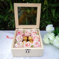 กล่องดอกไม้วาเลนไทน์ ของขวัญวันพิเศษ Ferrero Rocher วาเลนไทน์ Valentine