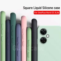 เคสสำหรับ OnePlus Nord CE 3 Lite CE3 Lite 3 Lite CE3lite 5G 2023ซิลิโคนรูปสี่เหลี่ยมปกป้องกล้องเคสโทรศัพท์เคสด้านหลังปลอกอ่อนกันกระแทก2ชิ้น