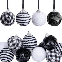12pcs Christmas Balls Christmas Pendant Xmas Tree Decorations Multicolor Ball Home Party Ornaments Set Christmas 2023 New Year