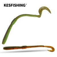 [HOT LIAXLLWISAAZH 534] KESFISHING Lure Slim Worm 140มม. 4G 10Pcs เหยื่อตกปลา Grub เหยื่อซิลิโคนประดิษฐ์ Swimbait PVA กลิ่นปลาเพิ่มเกลือ