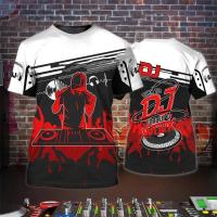 Summer street DJ rock music t-shirts for men lease o neck Short Sleeve Tee fashion hip hop Harajuku oversized xxs-6xl sport