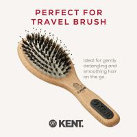 หวีแปรง KENT PF 02: PERFECT FOR SMOOTHING SMALL CUSHION BRISTLE NYLON MIX BRUSH