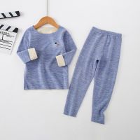 Boys Pajamas Sets Baby Girls Thermal Pajamas Childrens Sleepwear Tops+Pants Long Sleeve Kids Clothing Sets Homewear Nightwear