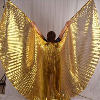 【YD】 Belly dance wings with sticks children belly costume colorful women oriental